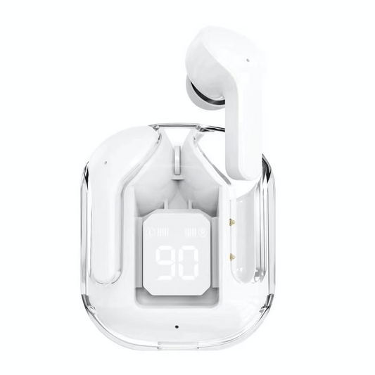 In-ear transparent digital display charging case noise reduction wireless bluetooth headset