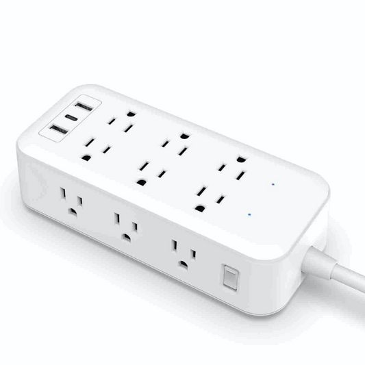 New multifunctional power strip with wires, household power strip with multi-hole USB charging portable certified socket