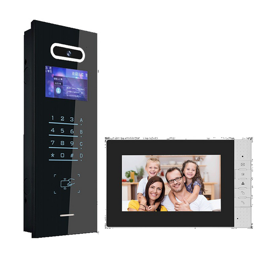 Building video intercom system package wireless video doorbell smart card face recognition electronic access control system
