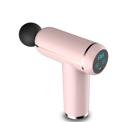 Pocket girl muscle massage fascia gun, LCD touch mini fascia gun