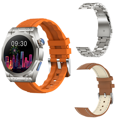 Smart watch true rate NFC three straps, sports bracelet