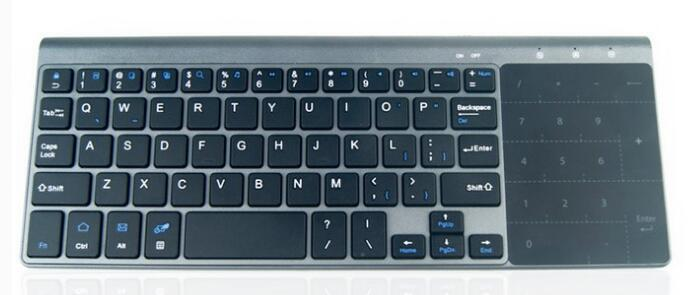 59-key scissor-foot keyboard wireless mini 2.4G with touchpad small keyboard wireless computer office keyboard